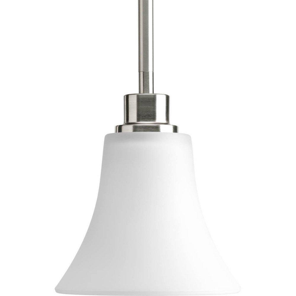 Progress Lighting Joy 100W 1-Light Medium E-26 Incandescent Pendant in Brushed Nickel