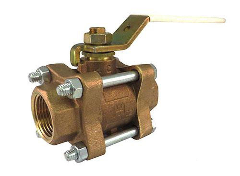 Milwaukee Valve Ultra Pure® 1/2 in. Cast Bronze Full Port NPT 600# Ball Valve