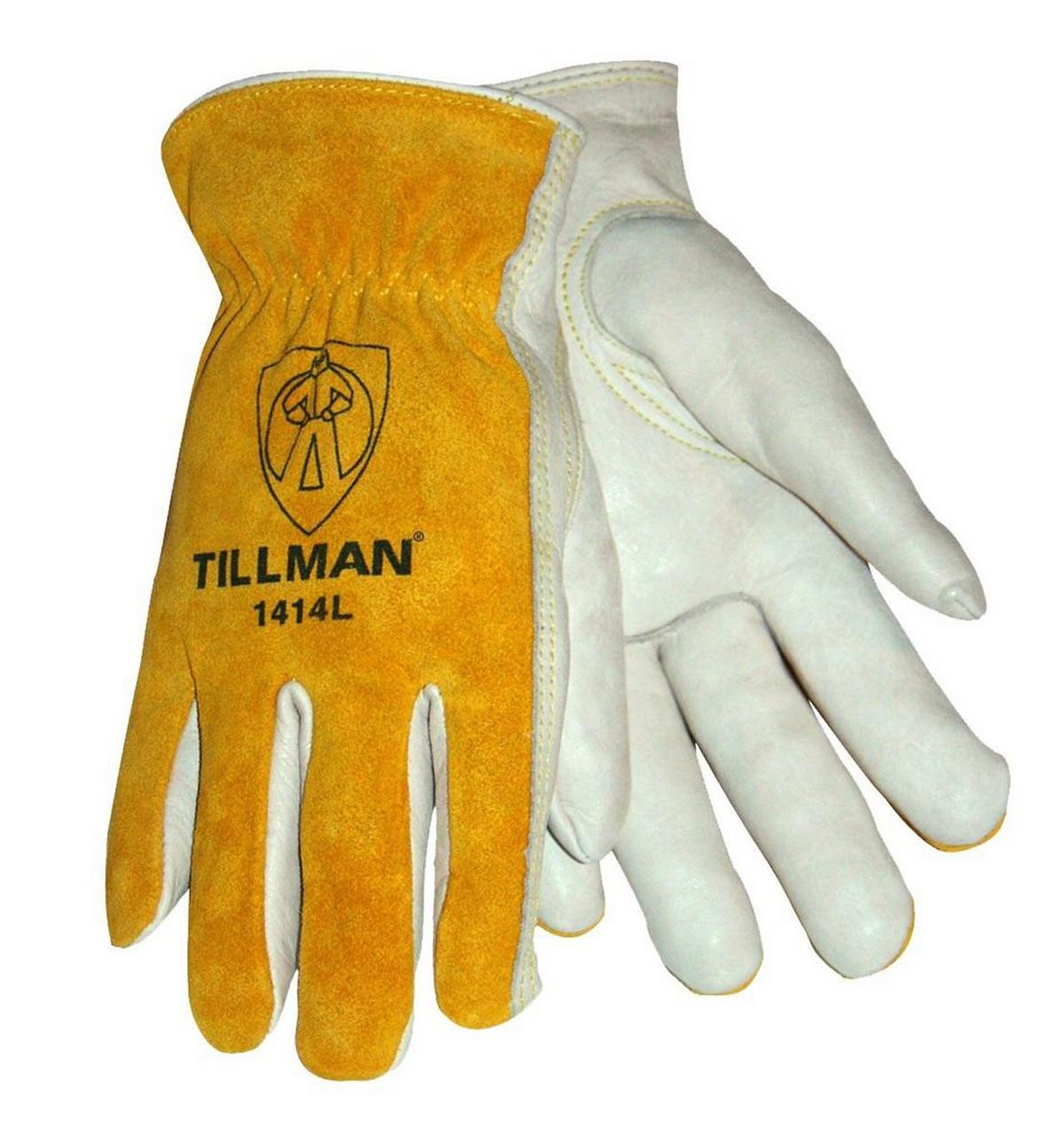 XL Size Cowhide Leather Driver Gloves