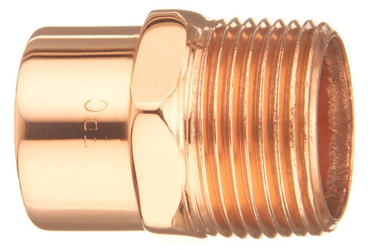 2 x 1-1/4 in. Copper Male Adapter