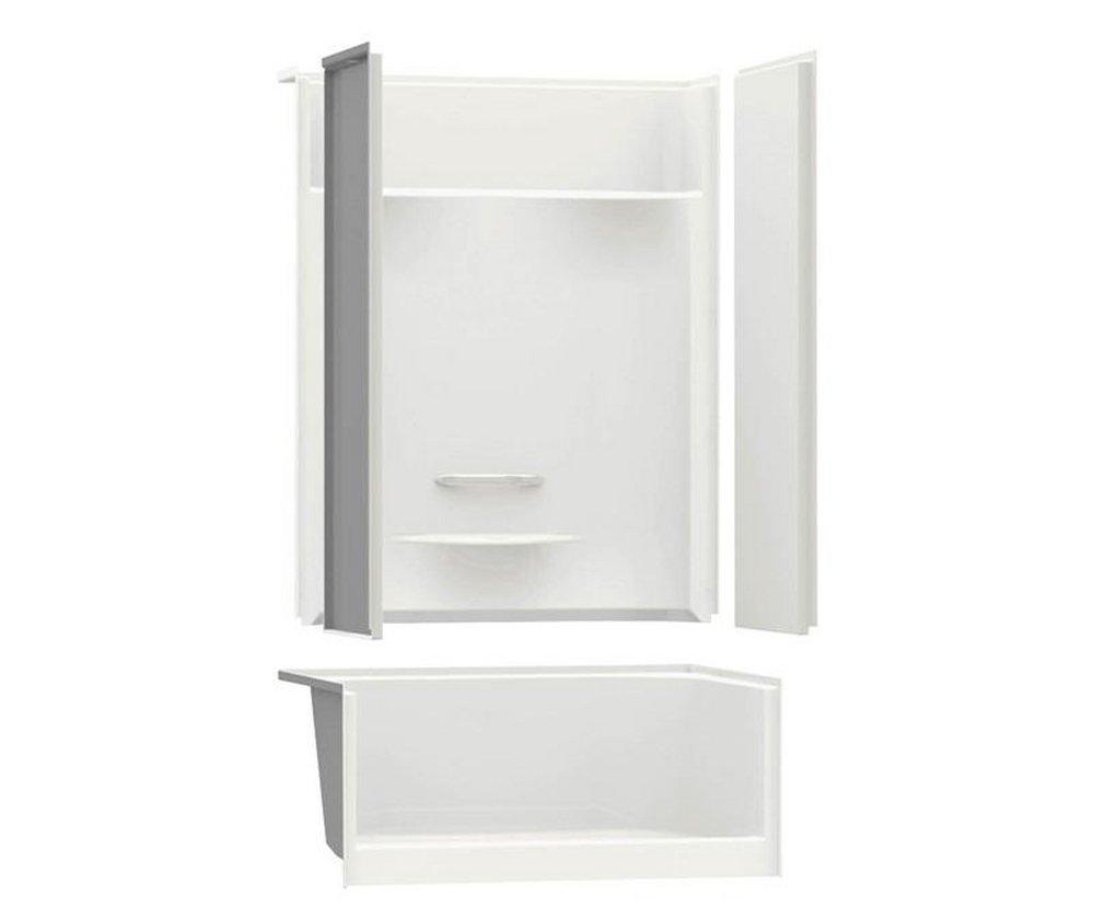 Aker by MAAX KDS Series 47-7/8 x 34-1/2 x 81-3/16 in. Alcove Shower Unit in White