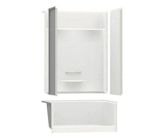 Aker by MAAX KDS Series 47-7/8 x 34-1/2 x 81-3/16 in. Alcove Shower Unit in White