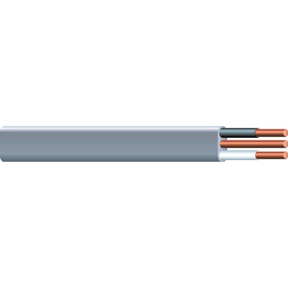500 ft. 12 ga 3-Conductor Solid Copper UF-B Cable in Grey