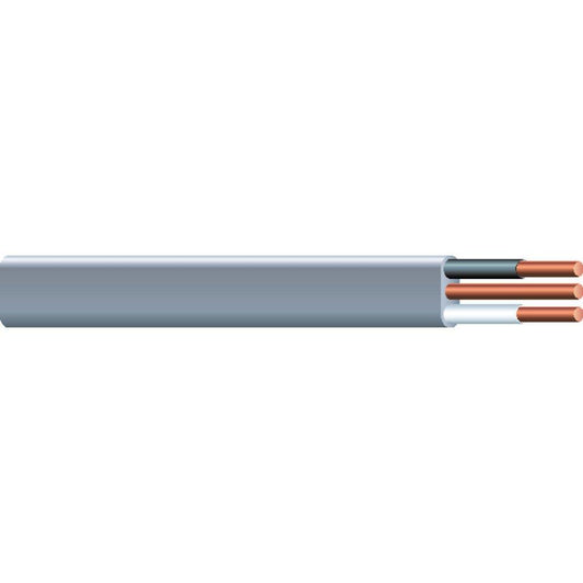 500 ft. 12 ga 3-Conductor Solid Copper UF-B Cable in Grey