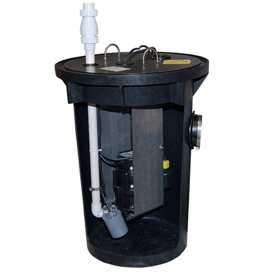 1/2 HP 115V Sewage Package System with Alarm