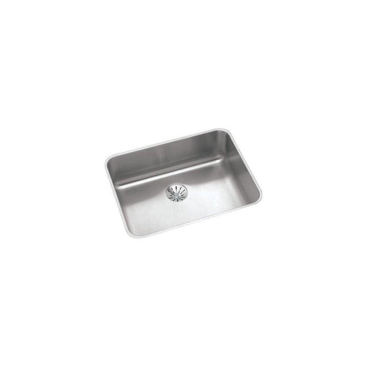 Elkay Lustertone® 23-1/2 in. Undermount Stainless Steel Single Bowl Kitchen Sink in Lustertone