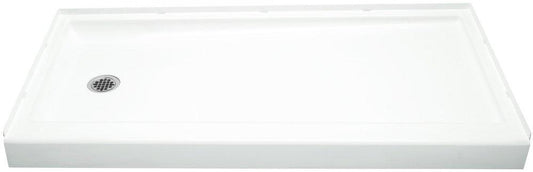 Sterling Ensemble™ 60 x 30 in. Shower Base with Left Drain in White