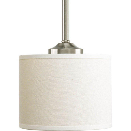 Progress Lighting Inspire 100W 1-Light Medium E-26 Incandescent Pendant in Brushed Nickel