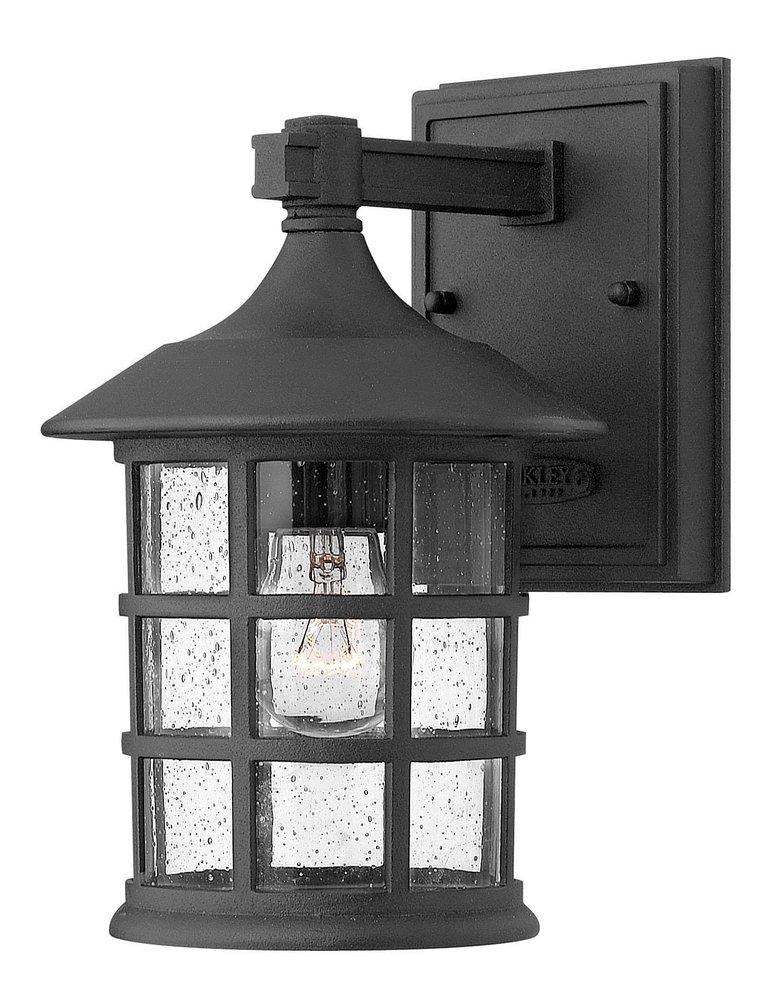 9-3/10 in. 75W 1-Light Outdoor Hanging Lantern in Black