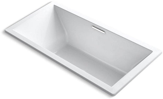 KOHLER Underscore® 72 x 36 in. Soaker Drop-In Bathtub Center Drain in White