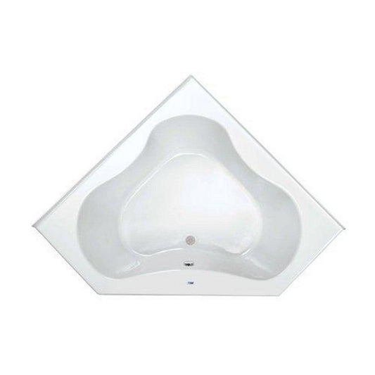 PROFLO® Plus A Series 60 x 60 in. Soaker Corner Bathtub with Front Center Drain in White