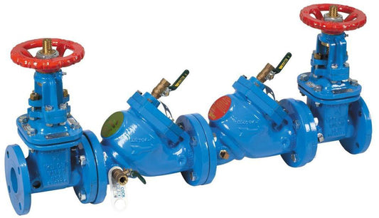 Watts Series LF709 3 in. Epoxy Coated Cast Iron Flanged 175 psi Backflow Preventer