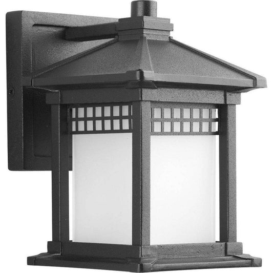 Progress Lighting Merit 60W 1-Light Medium Lantern in Black