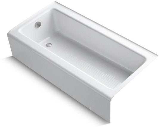 KOHLER Bellwether® 60 in. x 30 in. Soaker Alcove Bathtub with Left Drain in White