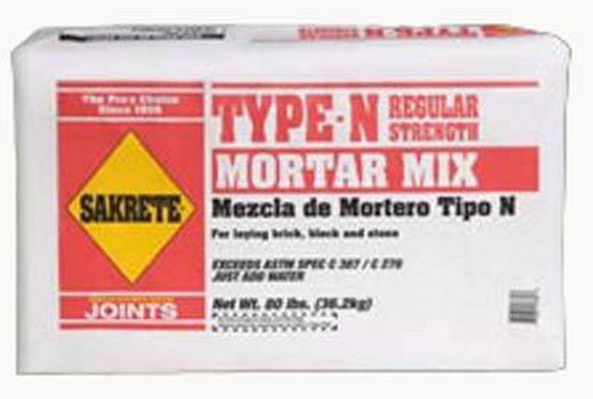 Thermal Material Distributors Sakrete® 40 lbs. Sakrete Mortar Mix Bag