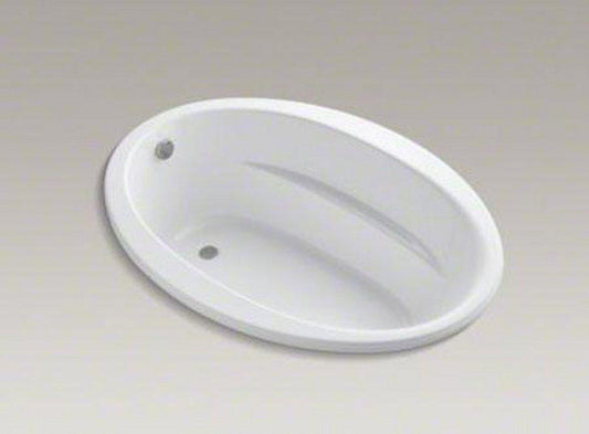 KOHLER Sunward® 60 x 42 in. Soaker Drop-In Bathtub with Center Drain in White