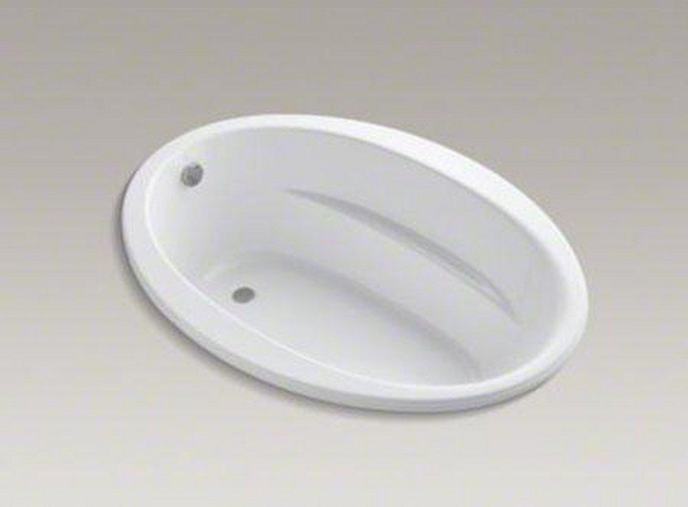 KOHLER Sunward® 60 x 42 in. Soaker Drop-In Bathtub with Center Drain in White