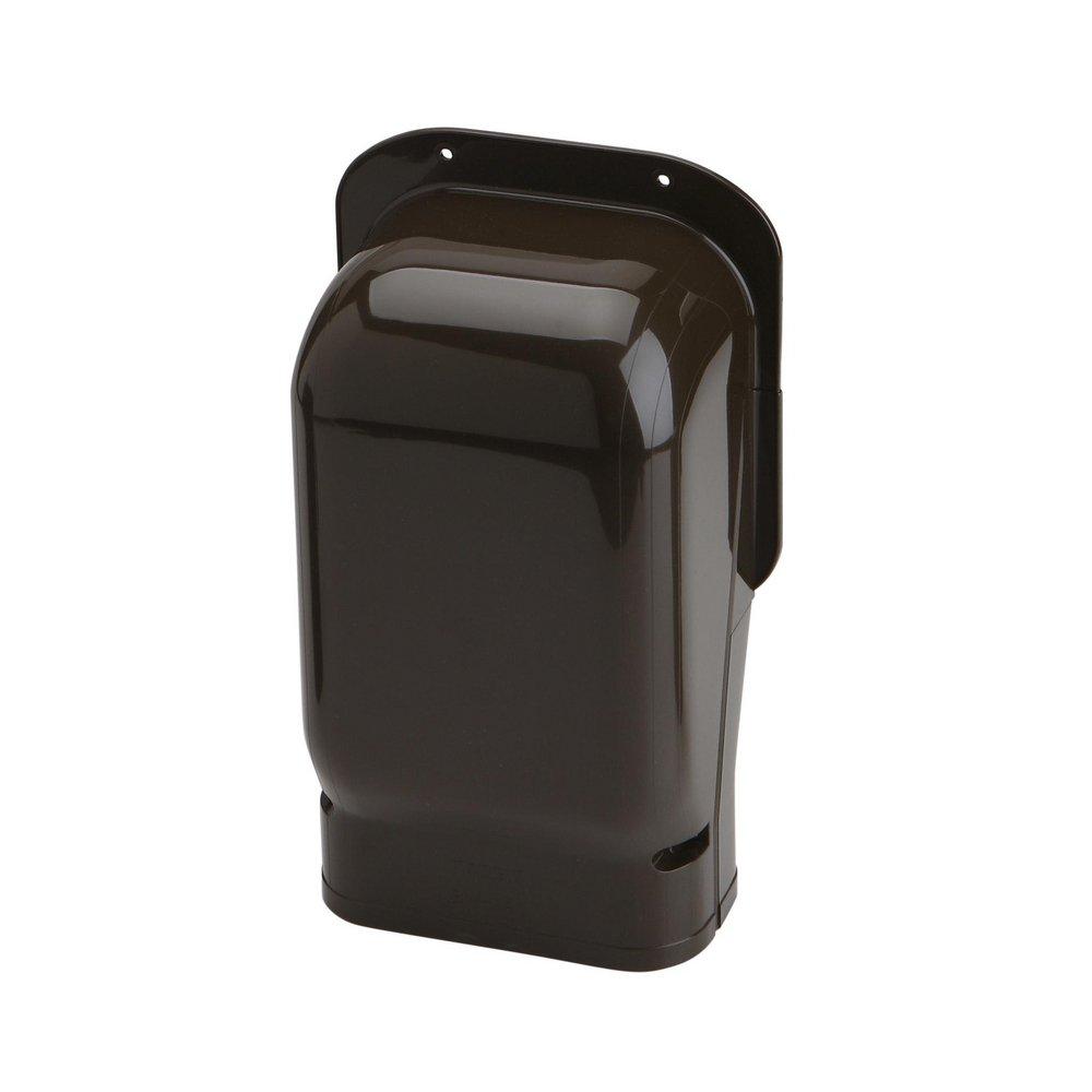 13 x 5-1/2 in. Line Set Cover System Plastic in Brown