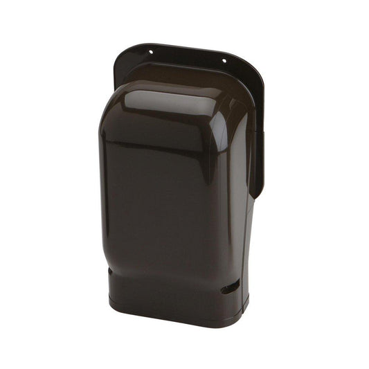 13 x 5-1/2 in. Line Set Cover System Plastic in Brown