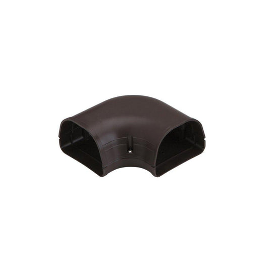 3-1/2 in. 90° Flat Line Set Cover Elbow in Brown
