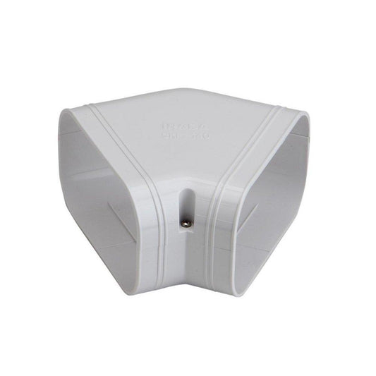 5-1/2 in. 45° Flat Line Set Cover Elbow in White