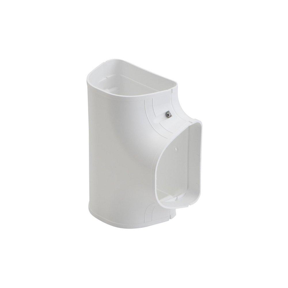 5 x 4-1/2 in. Line Set Cover System Plastic in White