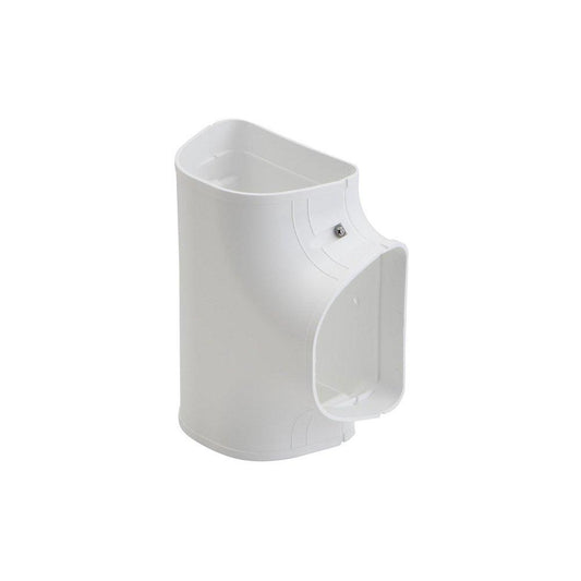 5 x 4-1/2 in. Line Set Cover System Plastic in White