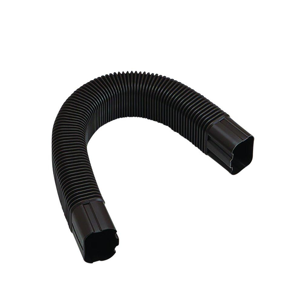 31 in. Flexible Elbow in Brown