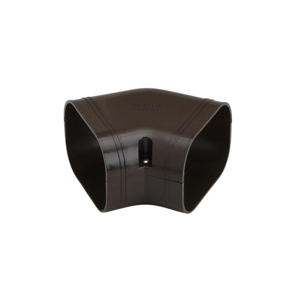3-3/4 x 3-3/4 in. Flat 45 Degree Elbow in Brown