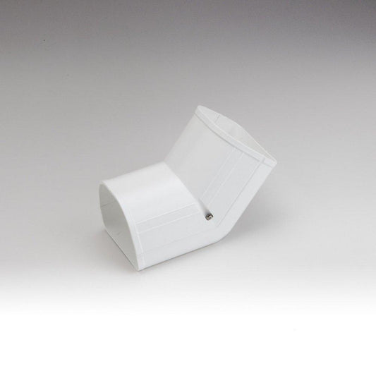 3-1/2 in. 45° Inside Vertical Line Set Cover Elbow in White