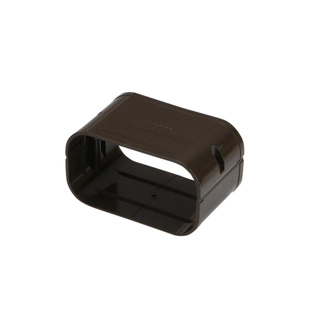 3-1/2 x 5-1/2 in. Line Set Cover System Plastic in Brown