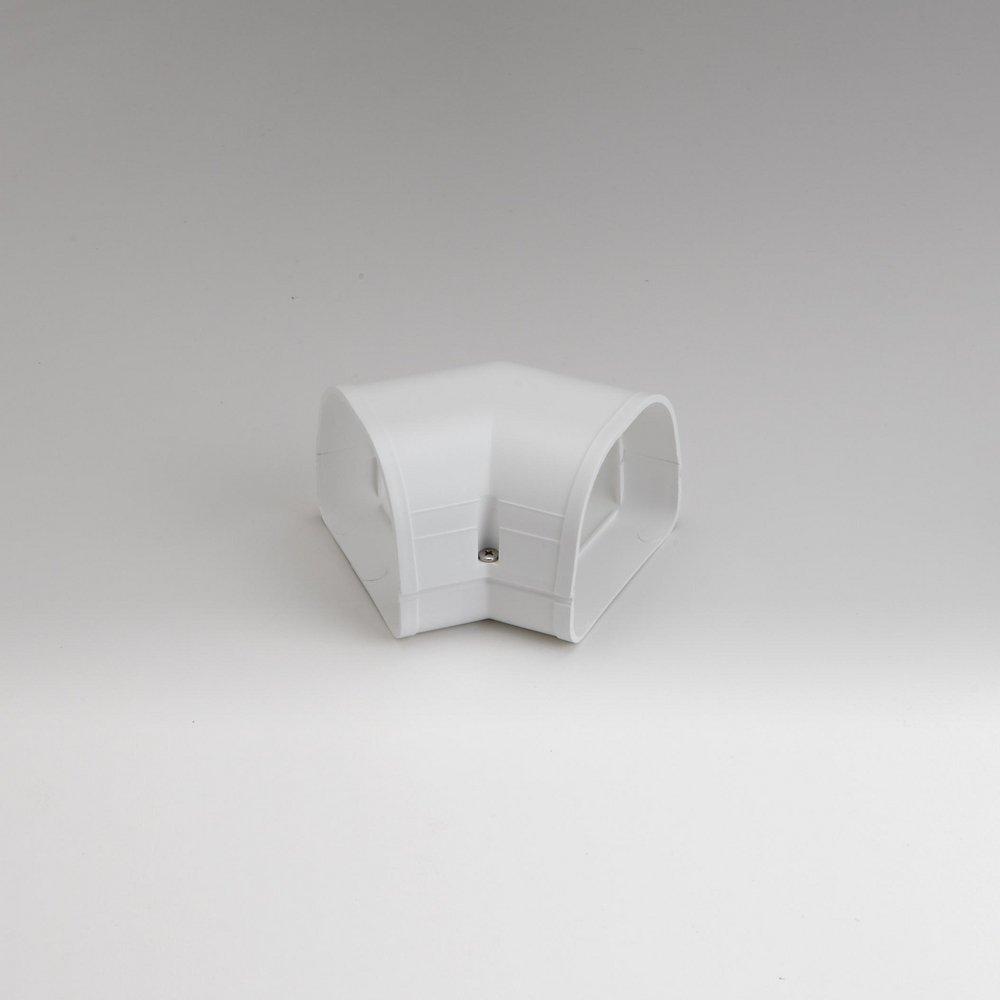 3-1/2 in. 45° Flat Line Set Cover Elbow in White