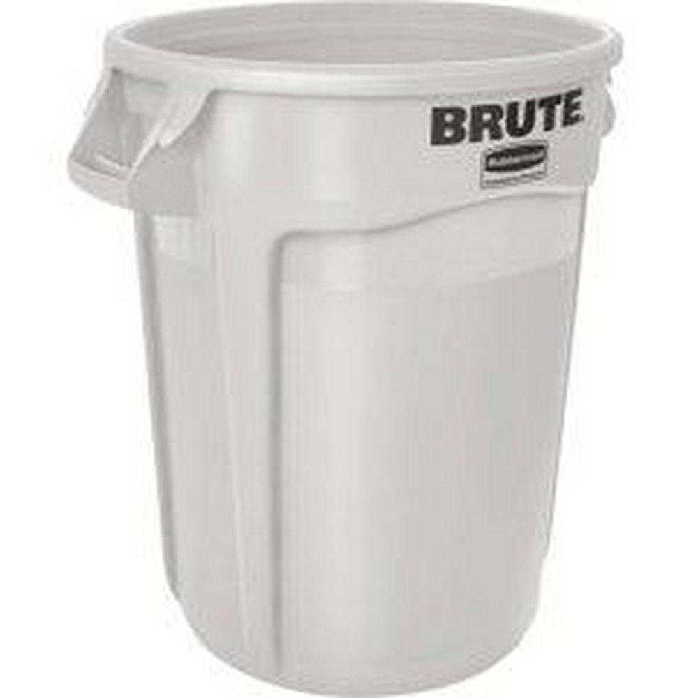 Rubbermaid Brute® 33 x 32-87/100 x 26-37/100 in. 55 gal Resin Vented Container in White