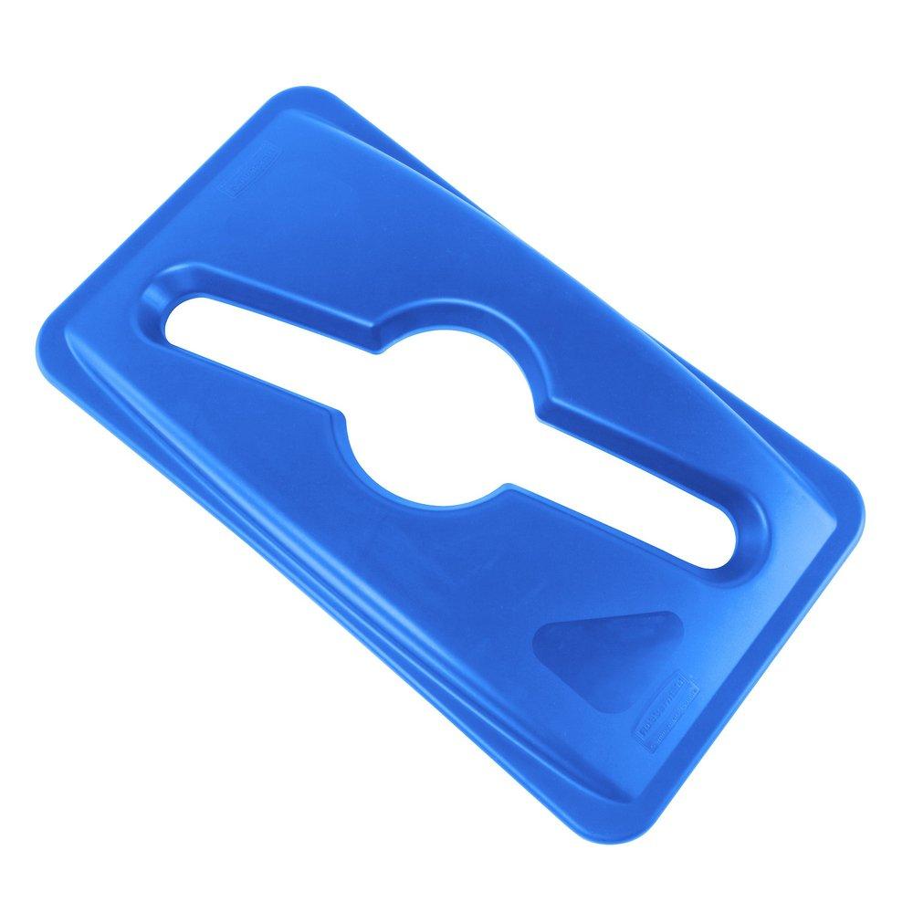 Rubbermaid Slim Jim® 15 gal Recycling Container Lid in Blue