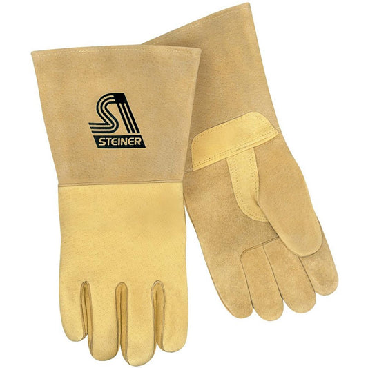 Steiner Industries Thermocare™ XL Size Premium Reverse Grain Pigskin MIG Welding Gloves