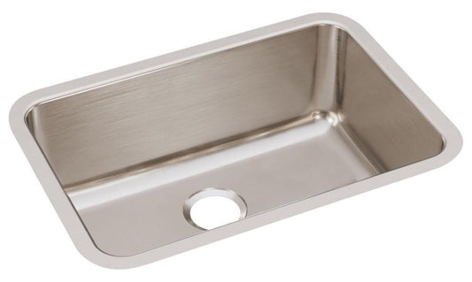 Elkay Lustertone® 26-1/2 in. Undermount Stainless Steel Single Bowl Kitchen Sink in Lustrous Satin