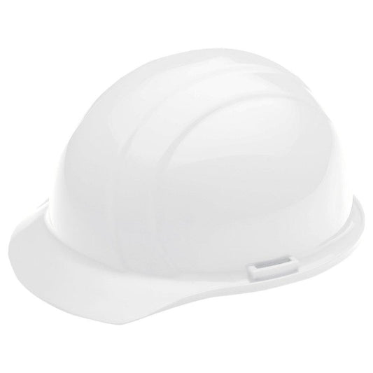 ERB Safety Americana® Cap Style Hard Hat with 4-Point Ratchet Suspension in White