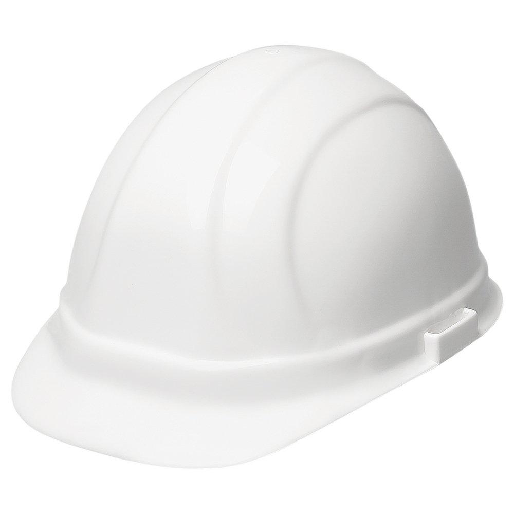 ERB Safety Omega II Cap Safety Helmet with Mega Ratchet in White