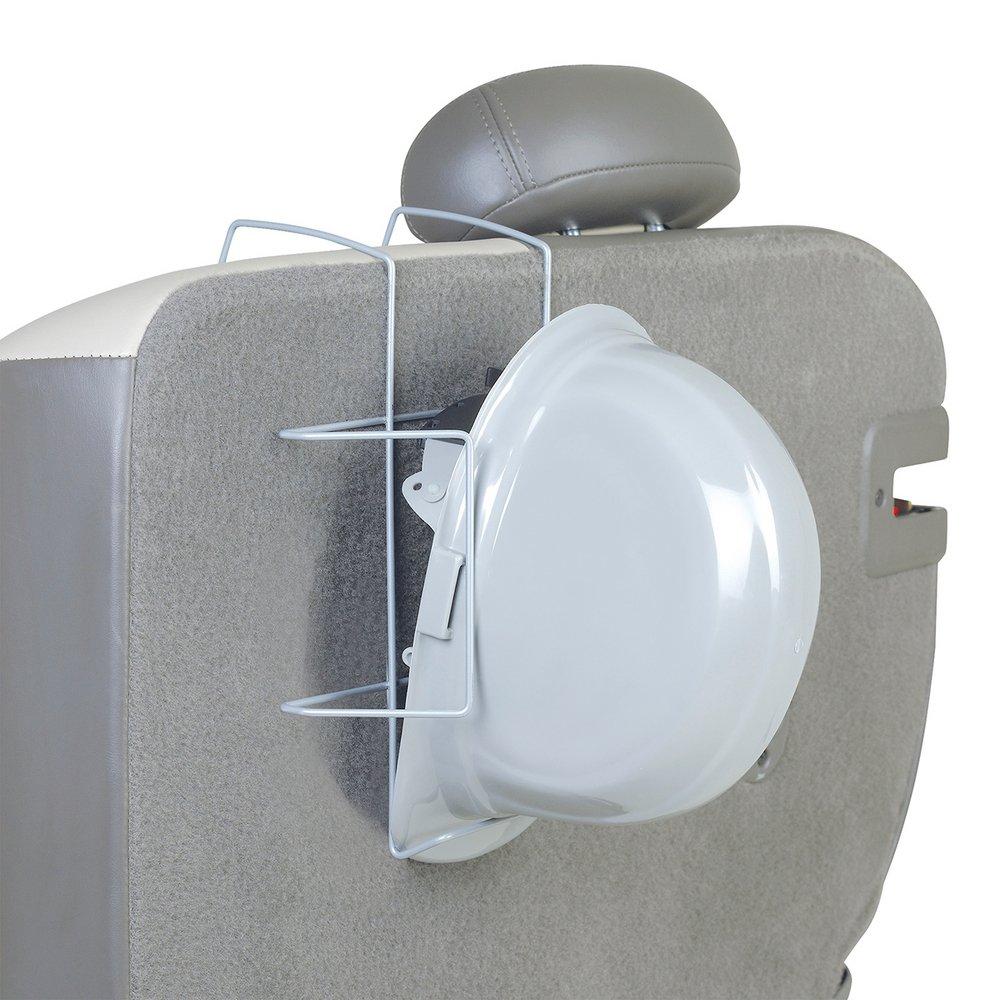 Hard Hat Rack in Silver