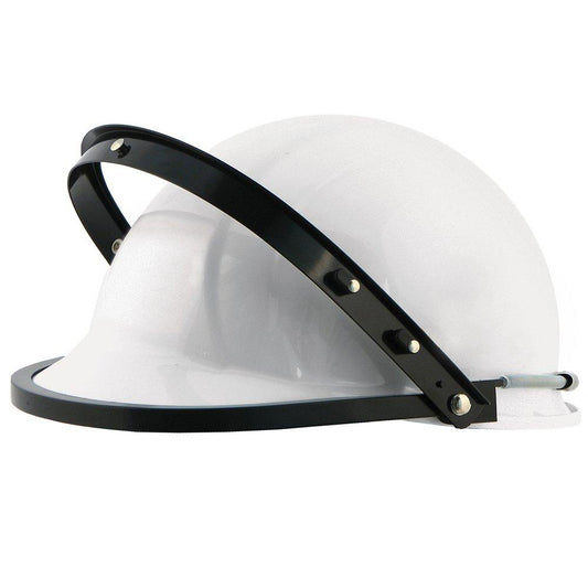 Aluminum Face Shield Cap Style in White