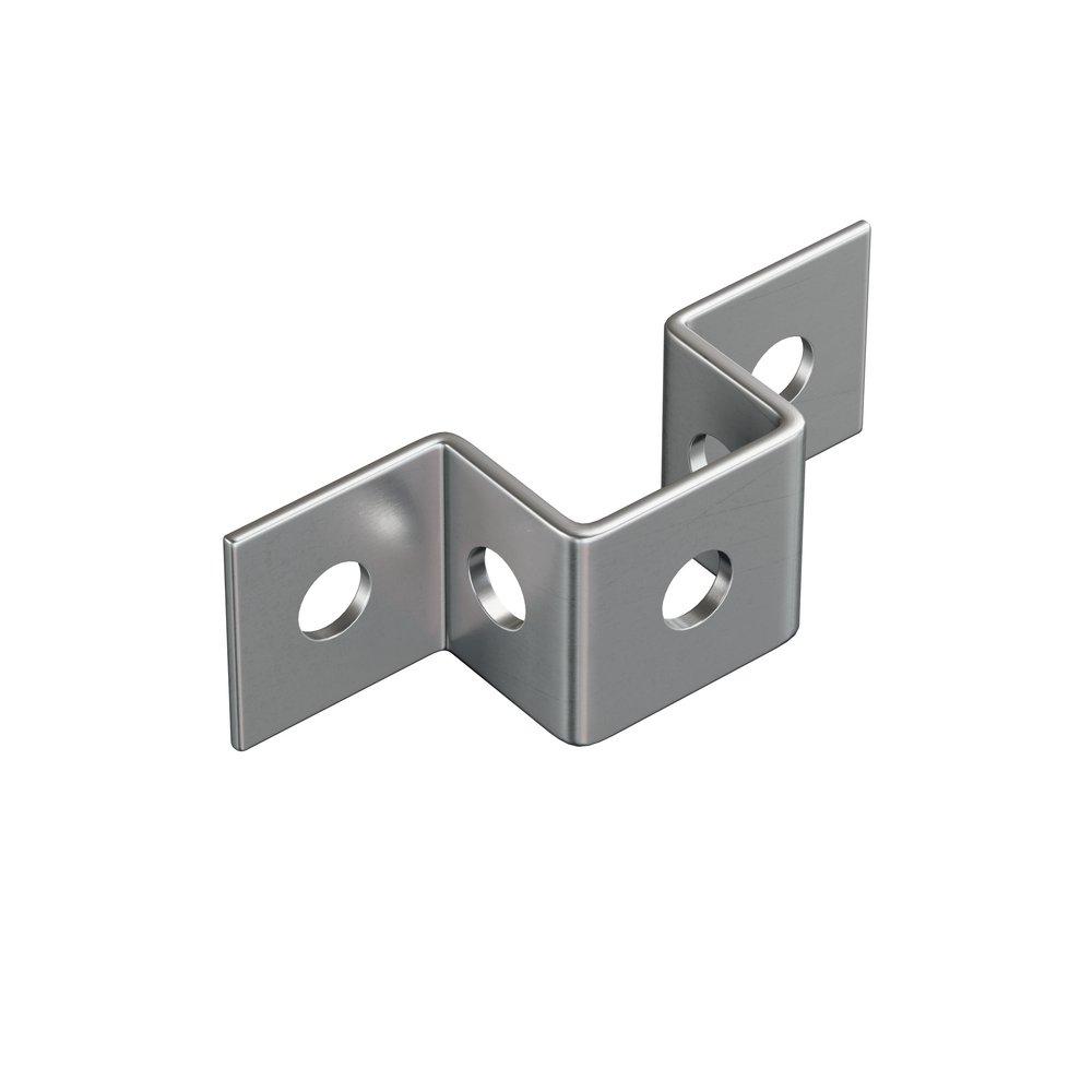 FNW® Figure 7891 Electrogalvanized 5-Hole U-Fitting Cross