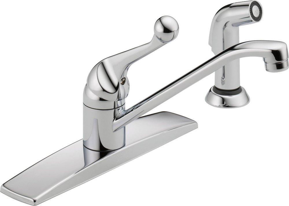 Delta Faucet Classic Single Handle Kitchen Faucet in Chrome