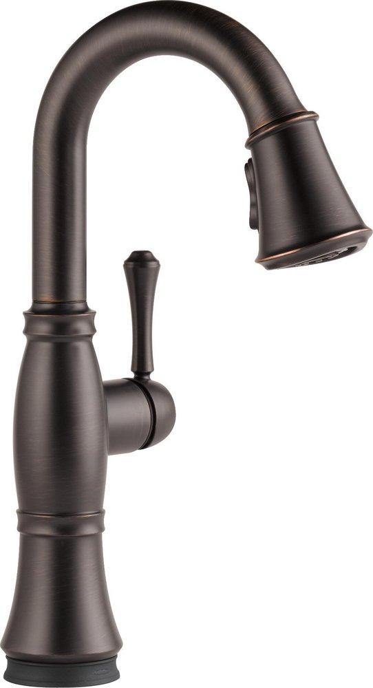 Delta Faucet Cassidy™ Single Handle Pull Down Bar Faucet in Venetian Bronze