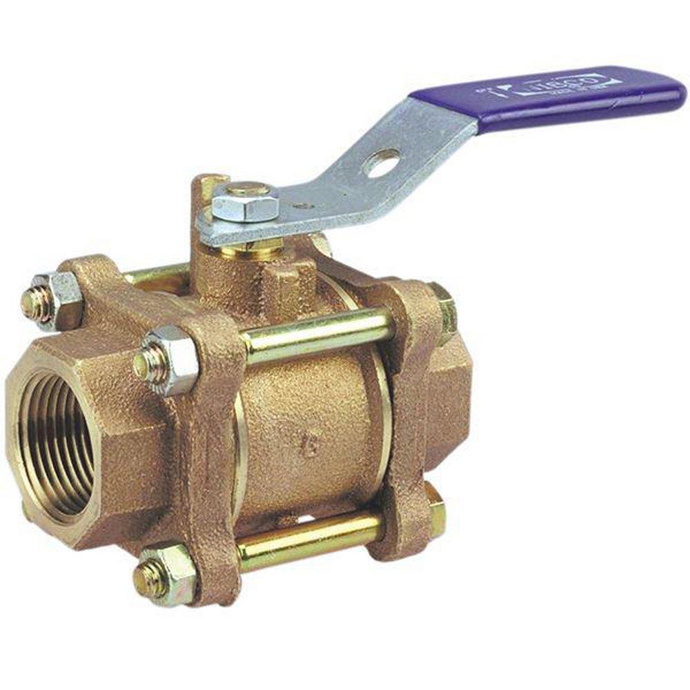 NIBCO T-595-Y 1-1/2 in. Bronze Full Port FIPT 600# Ball Valve