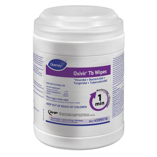 Diversey Oxivir® 160 ct. TB Disinfecting Wipes (Case of 12)