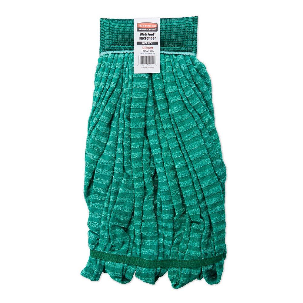 Microfiber Tube Mop with 5 in. Headband in Green
