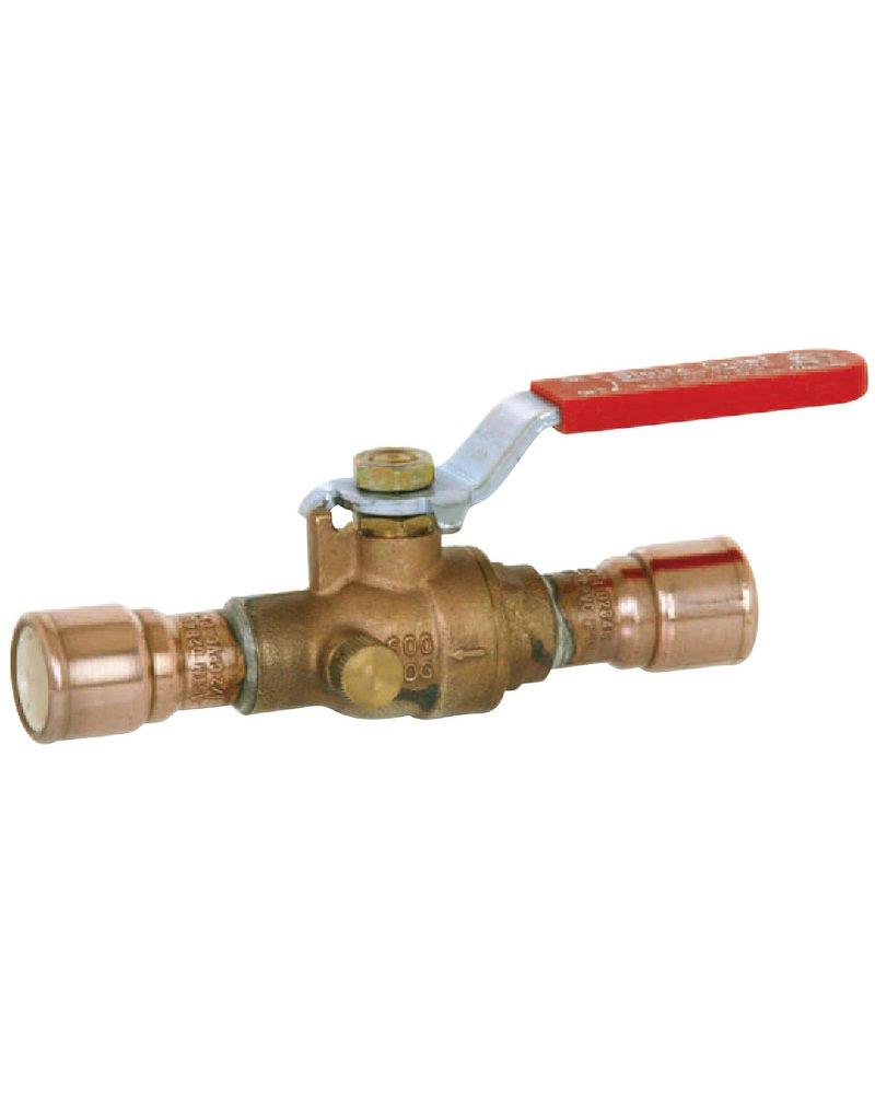 Sioux Chief 648 Series 1/2 in. Brass Full Port Solvent Weld Ball Valve