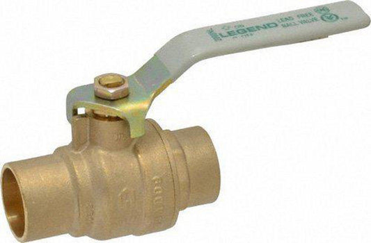 Legend Valve & Fitting S-2000NL 1 in. Forged Brass Full Port Sweat 600# Ball Valve