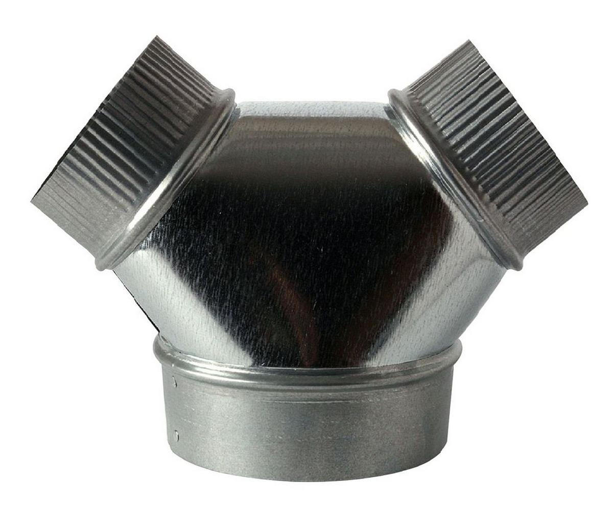 8 x 6 x 6 in. Galvanized Steel Duct Wye Branch