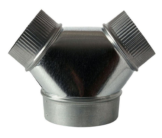 8 x 6 x 6 in. Galvanized Steel Duct Wye Branch